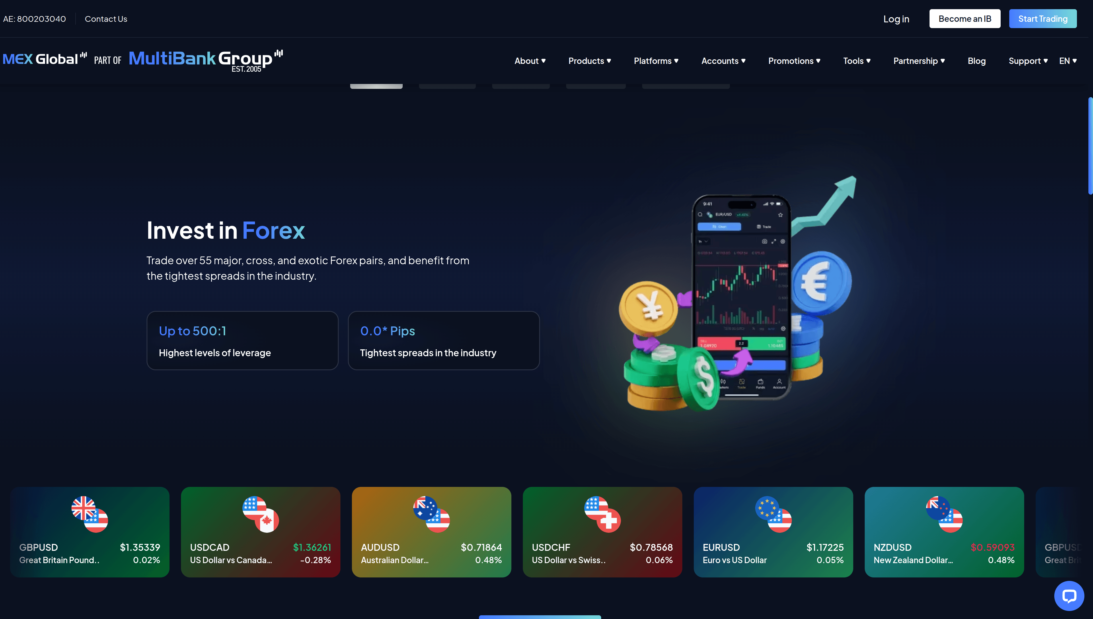 MultiBank TradFi website (NextJs/TypeScript)
