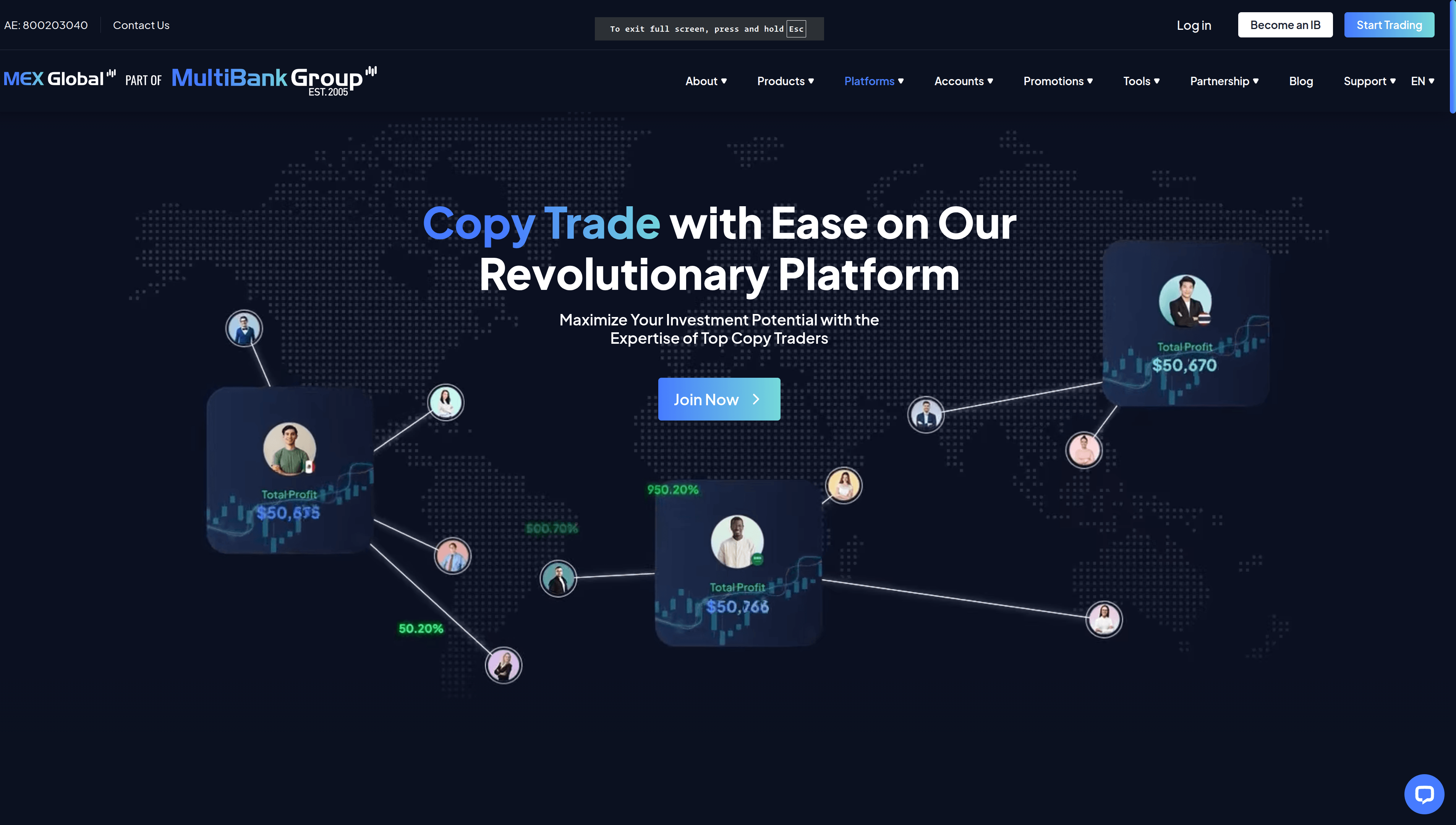 Social Trading Platform (NextJs/TypeScript)
